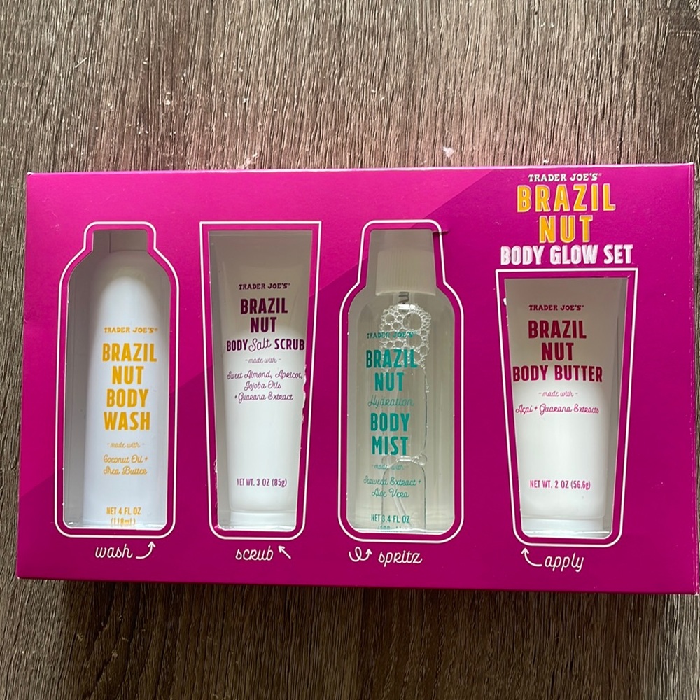 Trader Joe’s Brazil Nut Body Glow Set